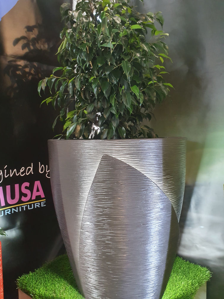 Bloempot Melva Flashy kleur cromo wenguE