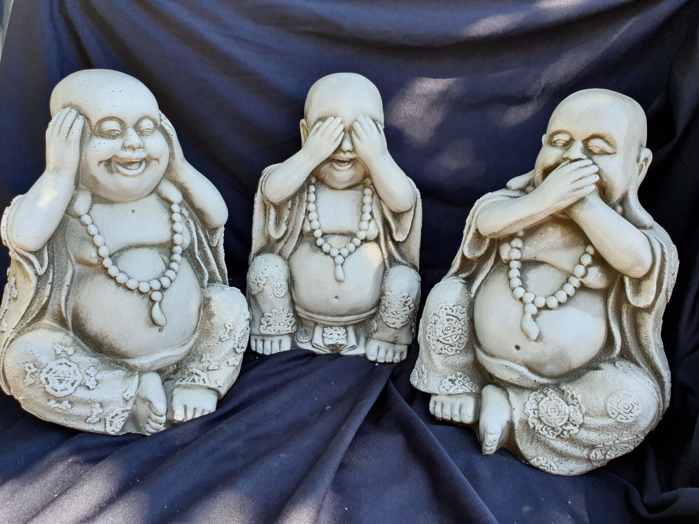 Boeddha horen zien en zwijgen musgo